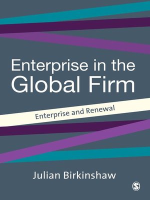 cover image of Entrepreneurship in the Global Firm